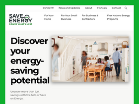 'saveonenergy.ca' screenshot