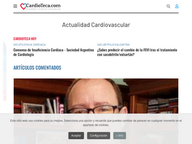 'cardioteca.com' screenshot