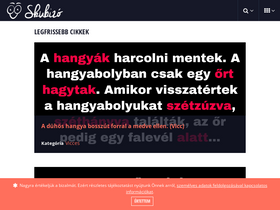 'skubizo.hu' screenshot