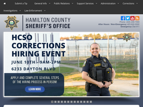 'hcsheriff.gov' screenshot