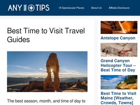 'anytraveltips.com' screenshot