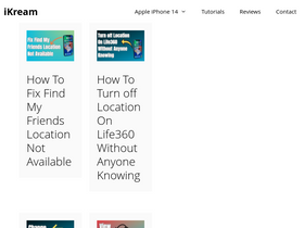 'ikream.com' screenshot