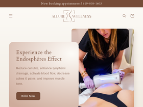 allurewellness.com homepage screenshot
