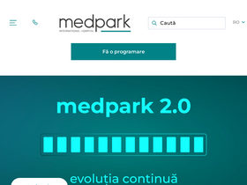 'medpark.md' screenshot