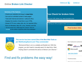 'brokenlinkcheck.com' screenshot