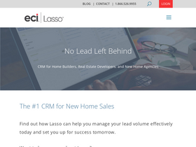 'lassocrm.com' screenshot