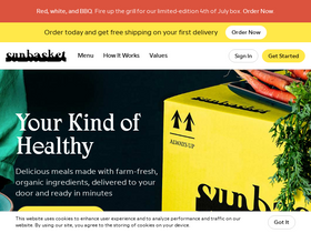 'sunbasket.com' screenshot