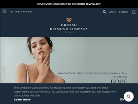 britishdiamondcompany.com homepage screenshot