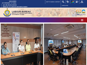 'labourbureau.gov.in' screenshot