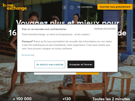 'homeexchange.fr' screenshot