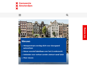 'amsterdam.nl' screenshot