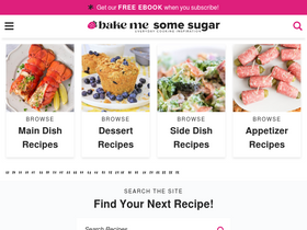 'bakemesomesugar.com' screenshot