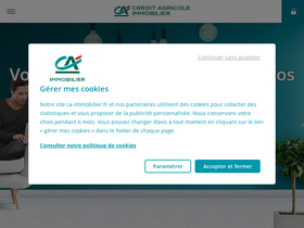 'ca-immobilier.fr' screenshot