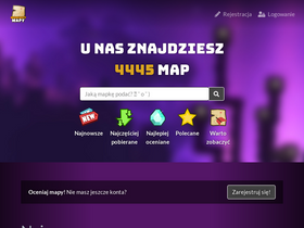 'minecraftmapy.pl' screenshot