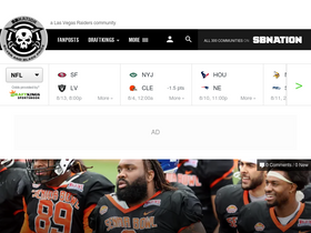 'silverandblackpride.com' screenshot