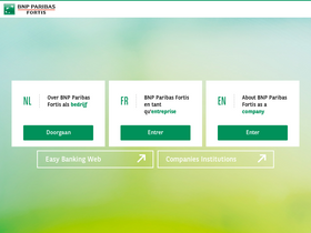 'bnpparibasfortis.com' screenshot