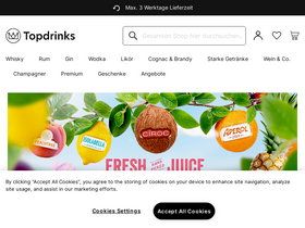 'topdrinks.de' screenshot