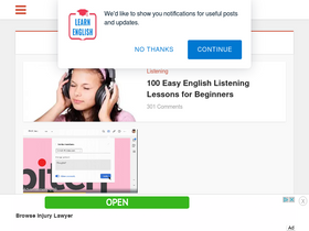 'learnenglishfunway.com' screenshot