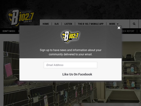 'b1027.com' screenshot