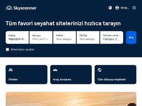 'skyscanner.com.tr' screenshot