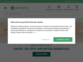 'naturitas.es' screenshot