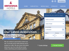 'britanniahotels.com' screenshot