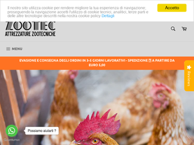 Zootec homepage screenshot