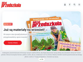 'blizejprzedszkola.pl' screenshot