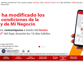 'daviplata.com' screenshot