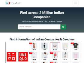 'companydetails.in' screenshot