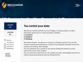 'rechargeinfra.com' screenshot
