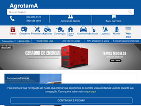 'agrotama.com.br' screenshot