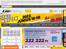 'laptop.hu' screenshot
