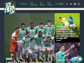 'soyfiera.com' screenshot