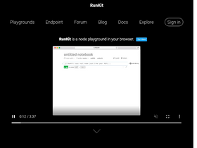 'runkit.com' screenshot