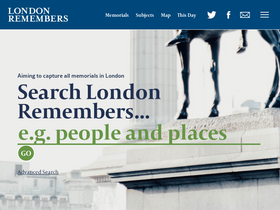 'londonremembers.com' screenshot