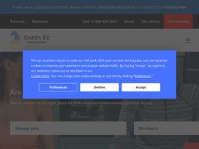 'santaferelo.com' screenshot