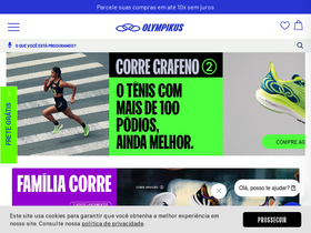 'olympikus.com.br' screenshot