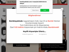 'bambiayakkabi.com.tr' screenshot