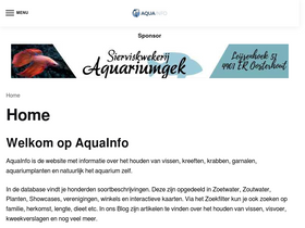 'aquainfo.nl' screenshot