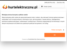 'hurtelektryczny.pl' screenshot