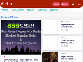 'dictio.id' screenshot