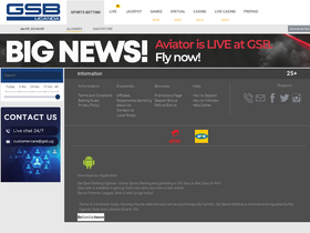 'gsb.ug' screenshot