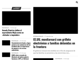 'lascalientesdelsur.com' screenshot