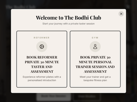thebodhiclub.com homepage screenshot