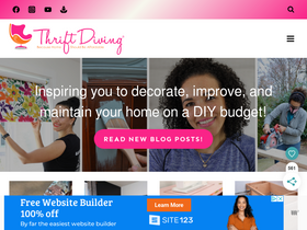 'thriftdiving.com' screenshot