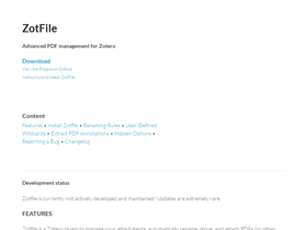 'zotfile.com' screenshot