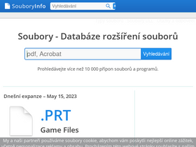 'soubory.info' screenshot