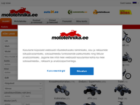 'mototehnika.ee' screenshot