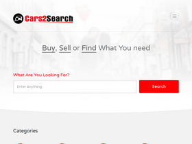 'cars2search.com' screenshot